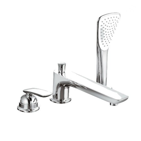 Kludi Balance kádperemre szerelhető egykaros kádtöltő- és zuhany csaptelep (524470575)