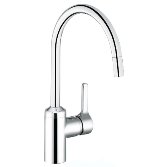 Kludi Bingo Star kihúzhatófejes, egykaros mosogató csaptelep (428519678)