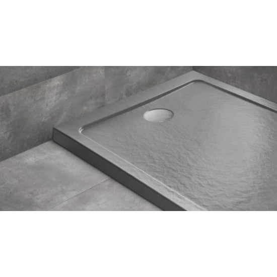 Radaway Kios F 160x80 kőhatású szögletes öntöttmárvány zuhanytálca (KF1680-52)