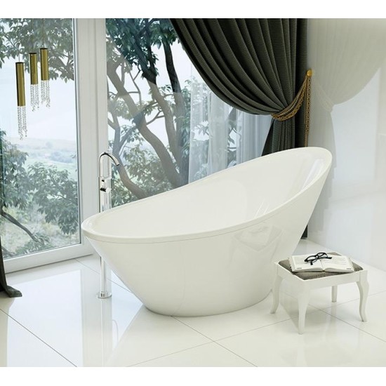 M-Acryl Paradise 180x80 fehér fürdőkád (12187)