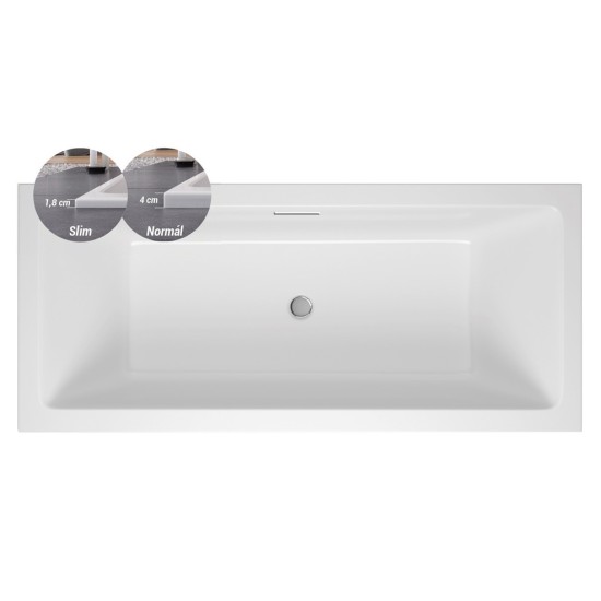 M-Acryl Sabina Pro Slim 180x80 fürdőkád (12484)