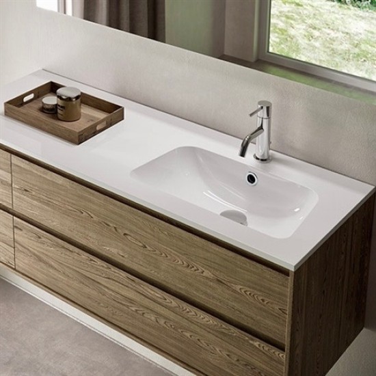 Marmy Bergamo Slim 120D beépíthető mosdó (80 8130 12 42 10)