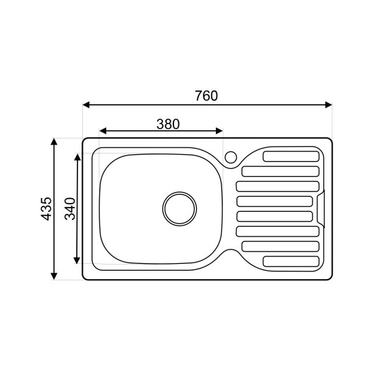 Mofém EVO2 1B1D mosogatótálca (760012808)