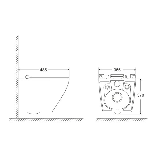 Mofém EVO fali WC szett (700532800)