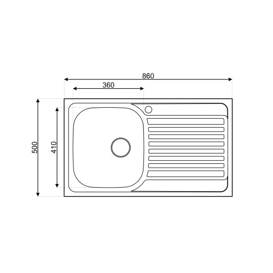 Mofém Infinite 1B1D mosogatótálca (760012809)