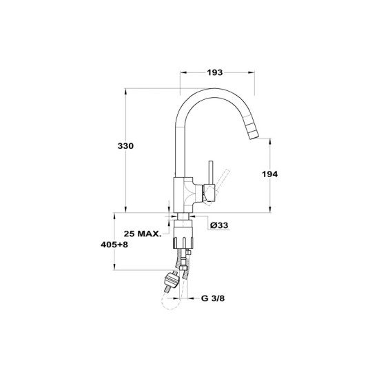 Mofém Junior Evo X mosogató csaptelep (152-0082-00)