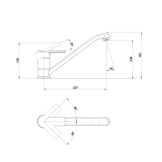 Mofém Mambo Pro mosogató csaptelep (549132800)
