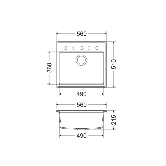 Mofém Zenit 1B bézs gránit mosogatótálca (760012801B2)