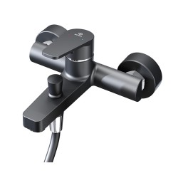 Mofém Zenit fekete kádtöltő-és zuhany csaptelep (84.122.28.0N)