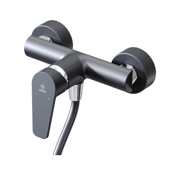 Mofém Zenit fekete zuhany csaptelep (84.232.28.0N)