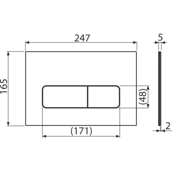 AlcaPlast fényes fehér nyomólap (ALC-MOON-WHITE)