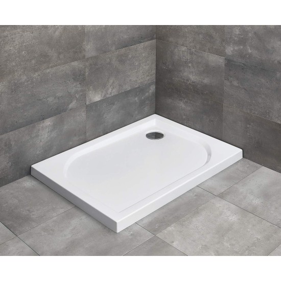 Radaway Delos D 100x75 szögletes akril zuhanytálca (4D17555-03)