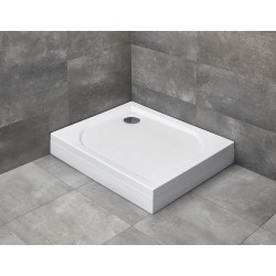 Radaway Delos D 90x75 szögletes akril zuhanytálca, balos levehető előlappal (4D97514-03L)