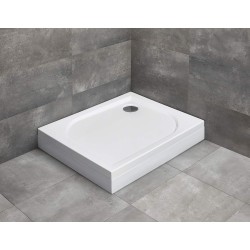 Radaway Delos D 90x75 szögletes akril zuhanytálca, jobbos levehető előlappal (4D97514-03R)