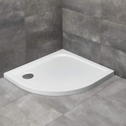 Radaway Delos E 90x80 jobbos íves, aszimmetrikus akril zuhanytálca (SDE8090-01R)