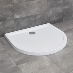 Radaway Delos P 100x90 félköríves akril zuhanytálca (4Z19035-03N)