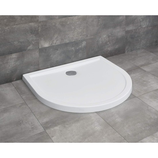 Radaway Delos P 100x90 félköríves akril zuhanytálca (4Z19035-03N)