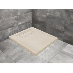 Radaway Doris C 90x90 kőhatású szögletes öntöttmárvány zuhanytálca (DC9090-55)