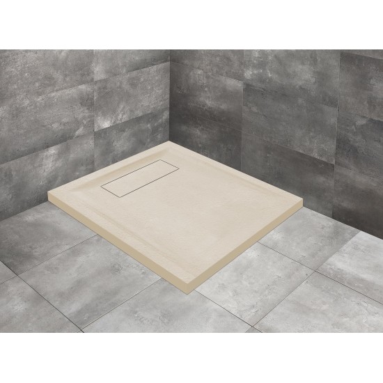 Radaway Doris C 90x90 kőhatású szögletes öntöttmárvány zuhanytálca (DC9090-55)