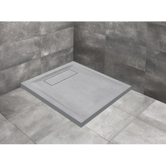 Radaway Doris C 90x90 kőhatású szögletes öntöttmárvány zuhanytálca (DC9090-52)