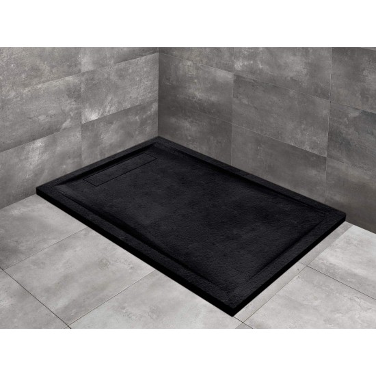 Radaway Doris F 100x80 kőhatású szögletes öntöttmárvány zuhanytálca (DF1080-54)