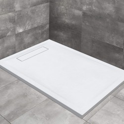 Radaway Doris F 120x90 kőhatású szögletes öntöttmárvány zuhanytálca (DF1290-53)