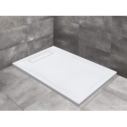 Radaway Doris F 140x90 kőhatású szögletes öntöttmárvány zuhanytálca (DF1490-53)