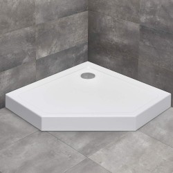 Radaway Doros PT 90x90 ötszögletű akril zuhanytálca, előlappal (SDRPT9090-05)