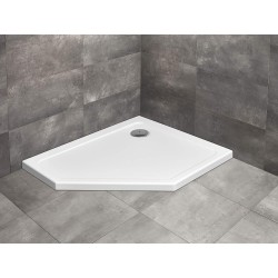 Radaway Doros PT E 100x90 jobbos ötszögletű aszimmetrikus akril zuhanytálca (SDRPT1090-01R)