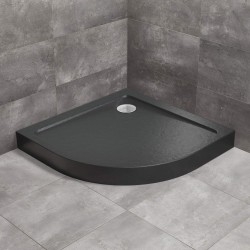 Radaway Doros Stone A 80x80 kőhatású íves akril zuhanytálca, előlappal (SDRA8080-05-54S)