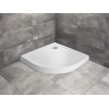 Radaway Doros Stone A 90x90 kőhatású íves akril zuhanytálca, előlappal (SDRA9090-05-04S)