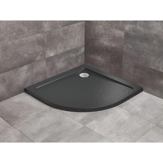 Radaway Doros Stone A 90x90 kőhatású íves akril zuhanytálca (SDRA9090-01-54S)