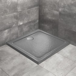 Radaway Doros Stone C 100x100 kőhatású szögletes akril zuhanytálca (SDRC1010-01-64S)