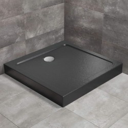 Radaway Doros Stone C 90x90 kőhatású szögletes akril zuhanytálca, előlappal (SDRC9090-05-54S)