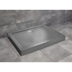 Radaway Doros Stone D 120x80 kőhatású szögletes akril zuhanytálca, előlappal (SDRD1280-05-64S)