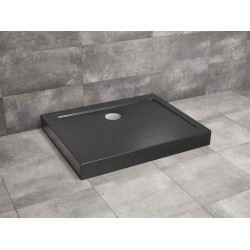 Radaway Doros Stone D 120x90 kőhatású szögletes akril zuhanytálca, előlappal (SDRD1290-05-54S)