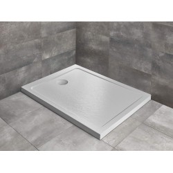 Radaway Doros Stone F 140x80 kőhatású szögletes akril zuhanytálca (SDRF1480-01-04S)