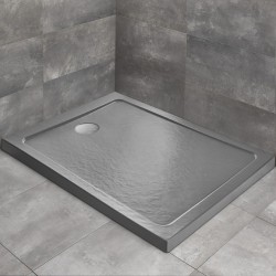 Radaway Doros Stone F 140x90 kőhatású szögletes akril zuhanytálca (SDRF1490-01-64S)