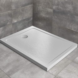 Radaway Doros Stone F 150x80 kőhatású szögletes akril zuhanytálca (SDRF1580-01-04S)