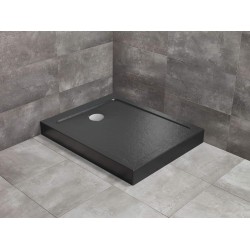 Radaway Doros Stone F 150x80 kőhatású szögletes akril zuhanytálca, előlappal (SDRFP1580-05-54S)