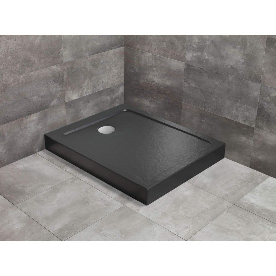 Radaway Doros Stone F 160x90 kőhatású szögletes akril zuhanytálca, előlappal (SDRFP1690-05-54S)