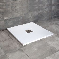 Radaway Kios C 80x80 kőhatású szögletes öntöttmárvány zuhanytálca (KC8080-53)