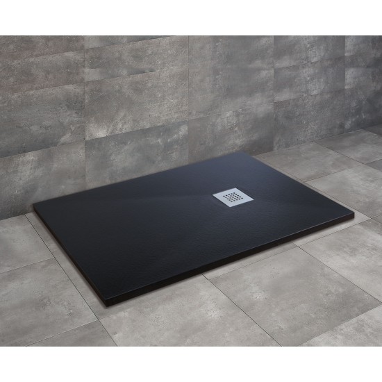 Radaway Kios F 140x80 kőhatású szögletes öntöttmárvány zuhanytálca (KF1480-54)