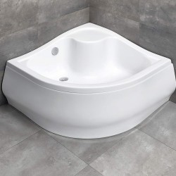 Radaway Korfu A 90x90 íves akril zuhanytálca, levehető előlappal (4S99400-03)