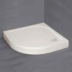 Radaway Paros A 100x100 íves öntöttmárvány zuhanytálca, előlappal (MBA1010-03-1-E)