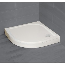 Radaway Paros A 80x80 íves öntöttmárvány zuhanytálca, előlappal (MBA8080-03-1-E)