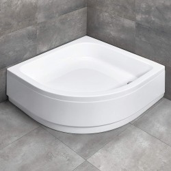 Radaway Samos A 90x90 íves akril zuhanytálca, levehető előlappal (4S99300-03)