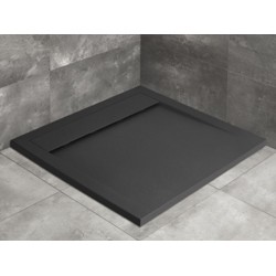 Radaway Teos C 100x100 kőhatású szögletes öntöttmárvány zuhanytálca (HTC100100-64)