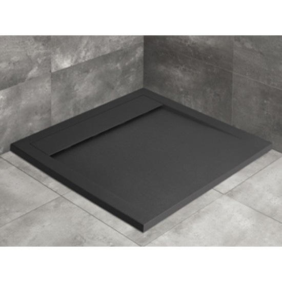 Radaway Teos C 100x100 kőhatású szögletes öntöttmárvány zuhanytálca (HTC100100-64)