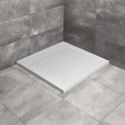 Radaway Teos C 80x80 kőhatású szögletes öntöttmárvány zuhanytálca (HTC8080-04)